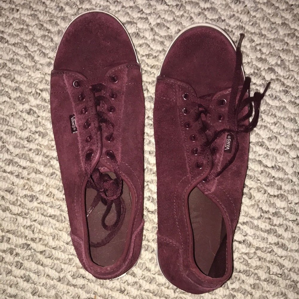 Maroon vans
